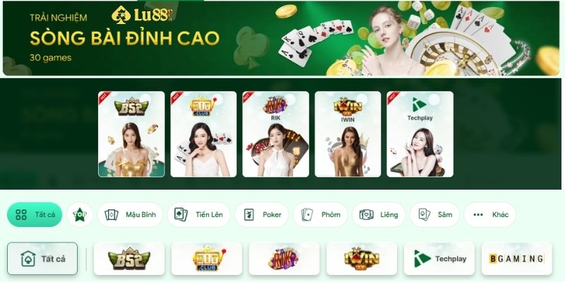 Game Bài LU88 🃏 Cổng Game Đổi Thưởng 3D Xanh Chín 【2026】
