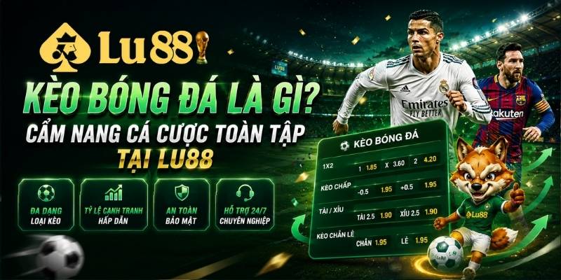 Kèo bóng đá là gì? Cẩm nang cá cược toàn tập tại Lu88