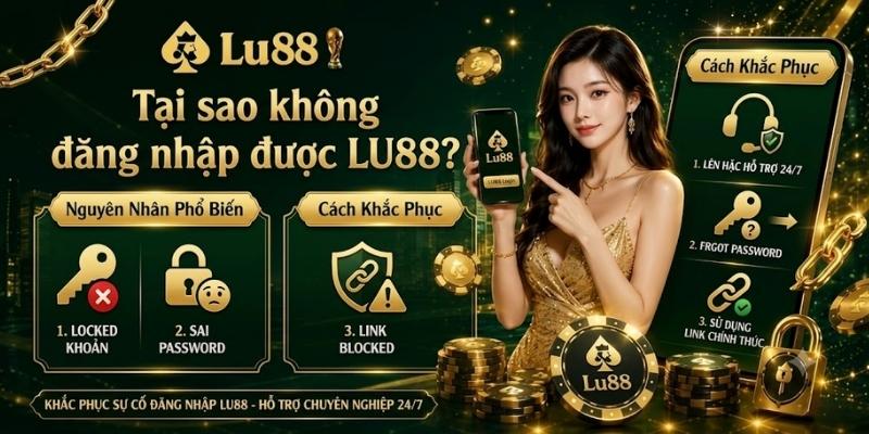 Tại sao không đăng nhập được LU88 và cách khắc phục?